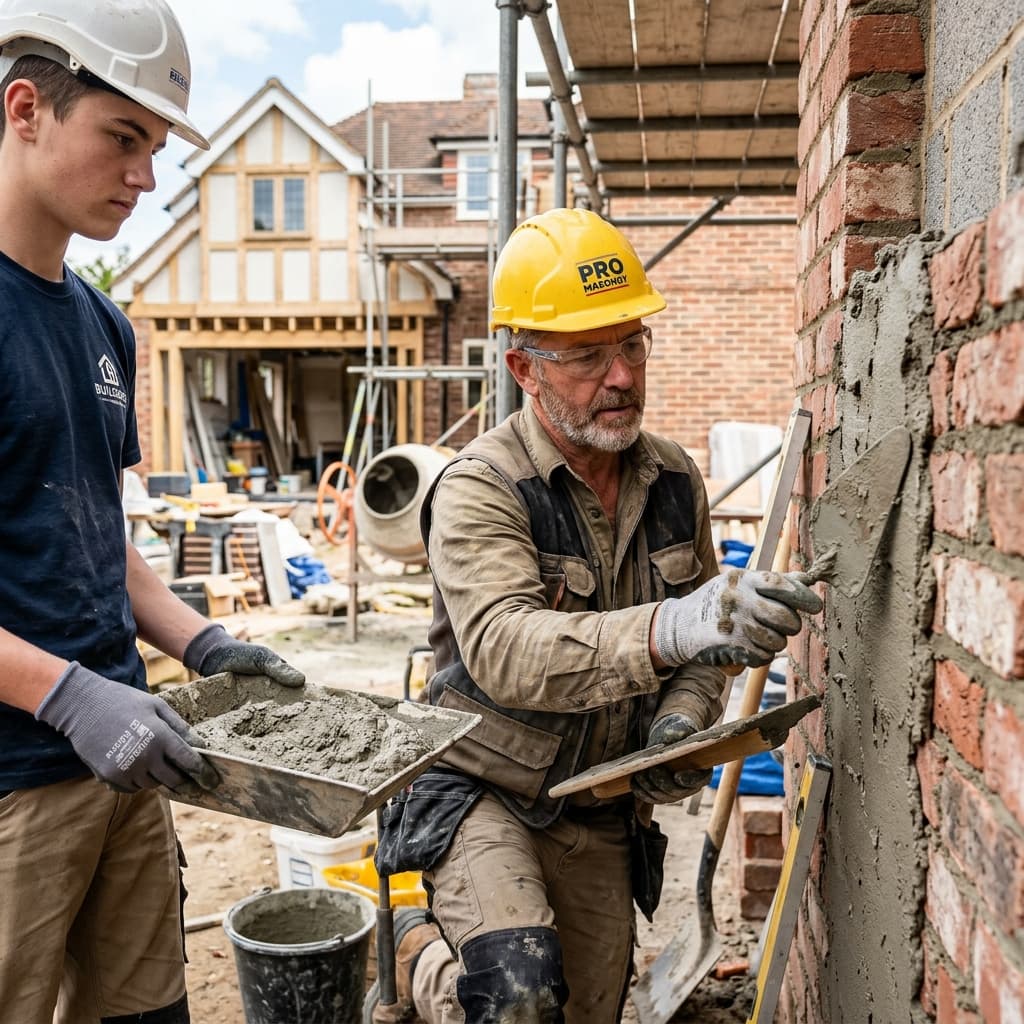 Verified mason laying bricks on Aya Sir G!