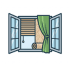 Blinds, Curtains, Wallpapers